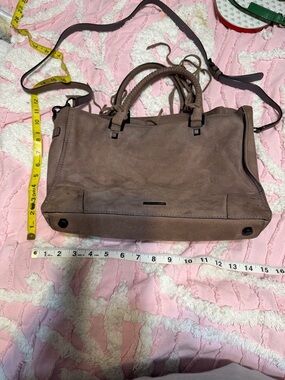 Rebecca Minkoff Brown Taupe Leather Shoulder Bag